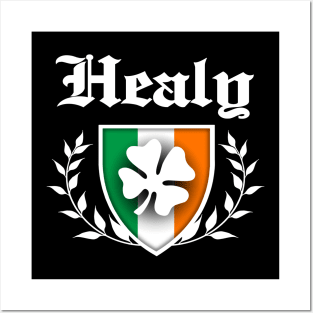 Healy Shamrock Crest Posters and Art